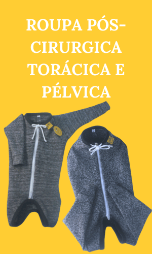 Roupa Pós-Cirurgica para cachorro torácica e Pélvica